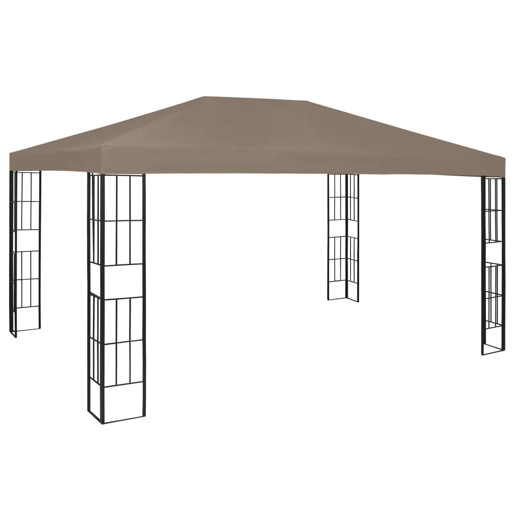 Vidaxl prieel 4x3 m taupe