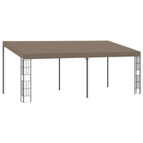 Vidaxl WallPrieel 6x3 m prach taupe