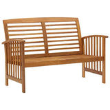 Vidaxl tuinbank 119 cm massief acaciahout