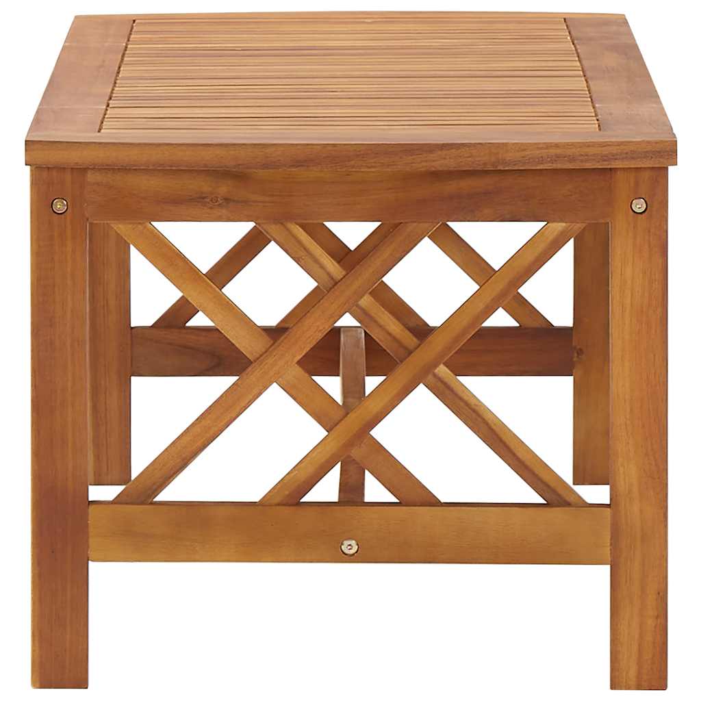 Vidaxl salontafel 102x50x43 cm massief acaciahout