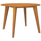 Vidaxl tuintafel ø110x75 cm massief acaciahout