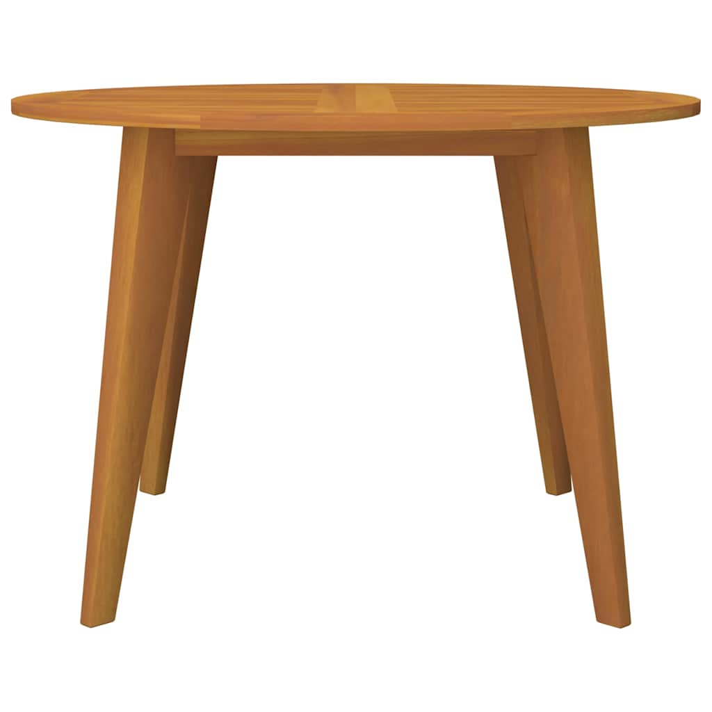 Vidaxl tuintafel ø110x75 cm massief acaciahout