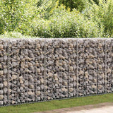 Vidaxl schanskorfmuur met deksels 60x50x150 cm gegalvaniseerd staal