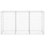 Vidaxl Schanskorf wall with lids 200x60x100 cm galvanized steel