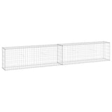 Vidaxl Schanskorf wall with lids 300x30x50 cm galvanized steel