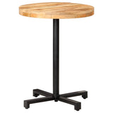 Vidaxl bistrotafel rond ø60x75 cm ruw mangohout
