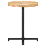 Vidaxl bistrotafel rond ø60x75 cm ruw mangohout