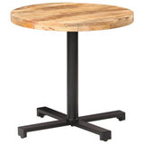 Vidaxl bistrotafel rond ø80x75 cm ruw mangohout