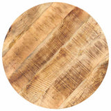Vidaxl bistrotafel rond ø80x75 cm ruw mangohout