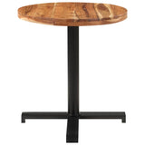 Vidaxl bistrotafel rond ø70x75 cm massief acaciahout