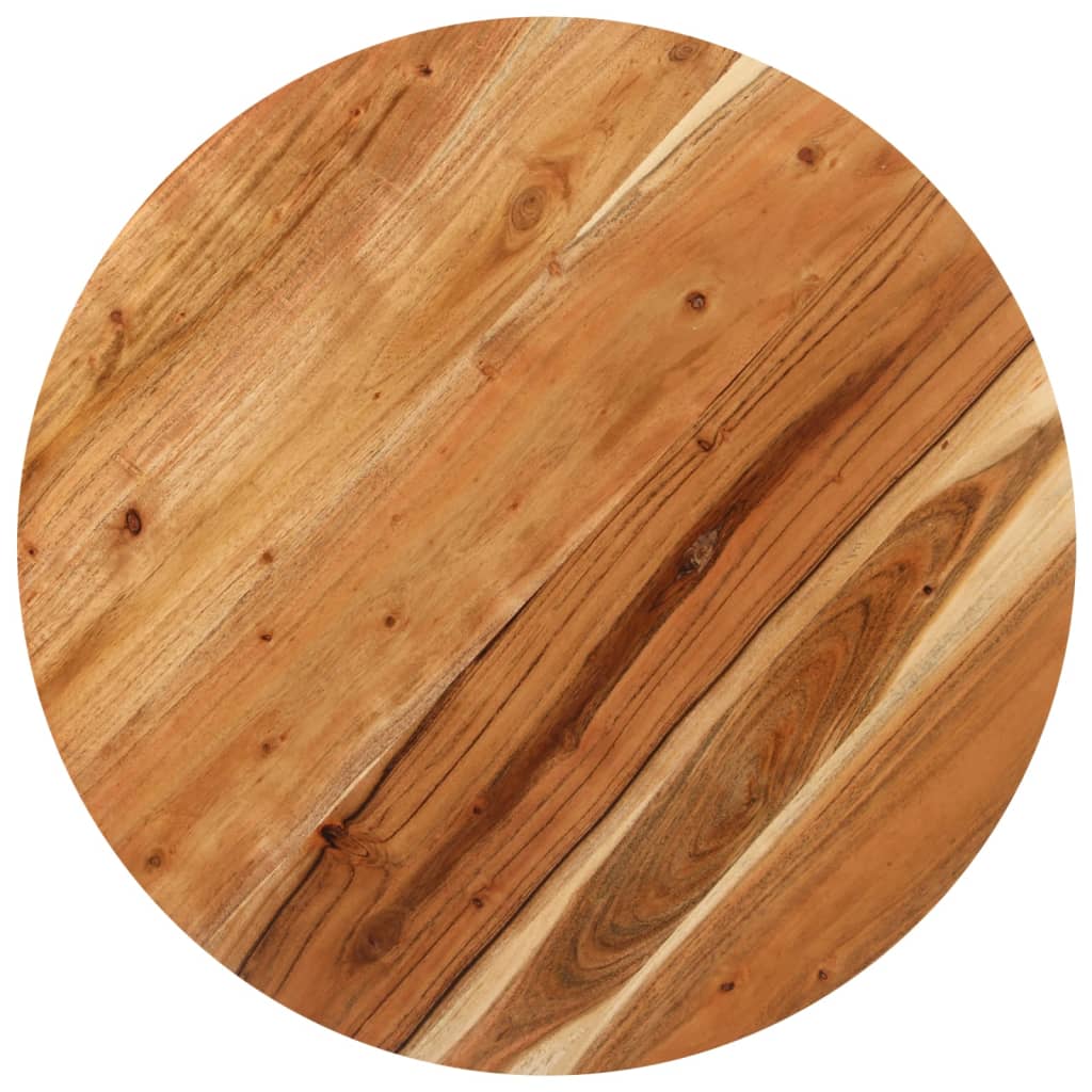 Vidaxl bistrotafel rond ø70x75 cm massief acaciahout