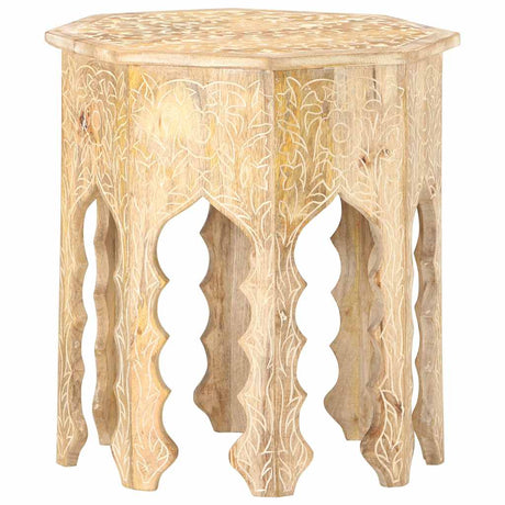 Vidaxl bijzettafel ø48 cm massief mangohout