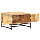 Vidaxl salontafel 67x67x45 cm massief mangohout