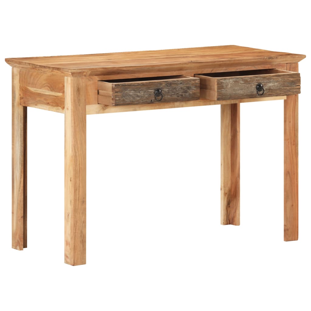 Vidaxl bureau 110x50x75 cm massief gerecycled hout