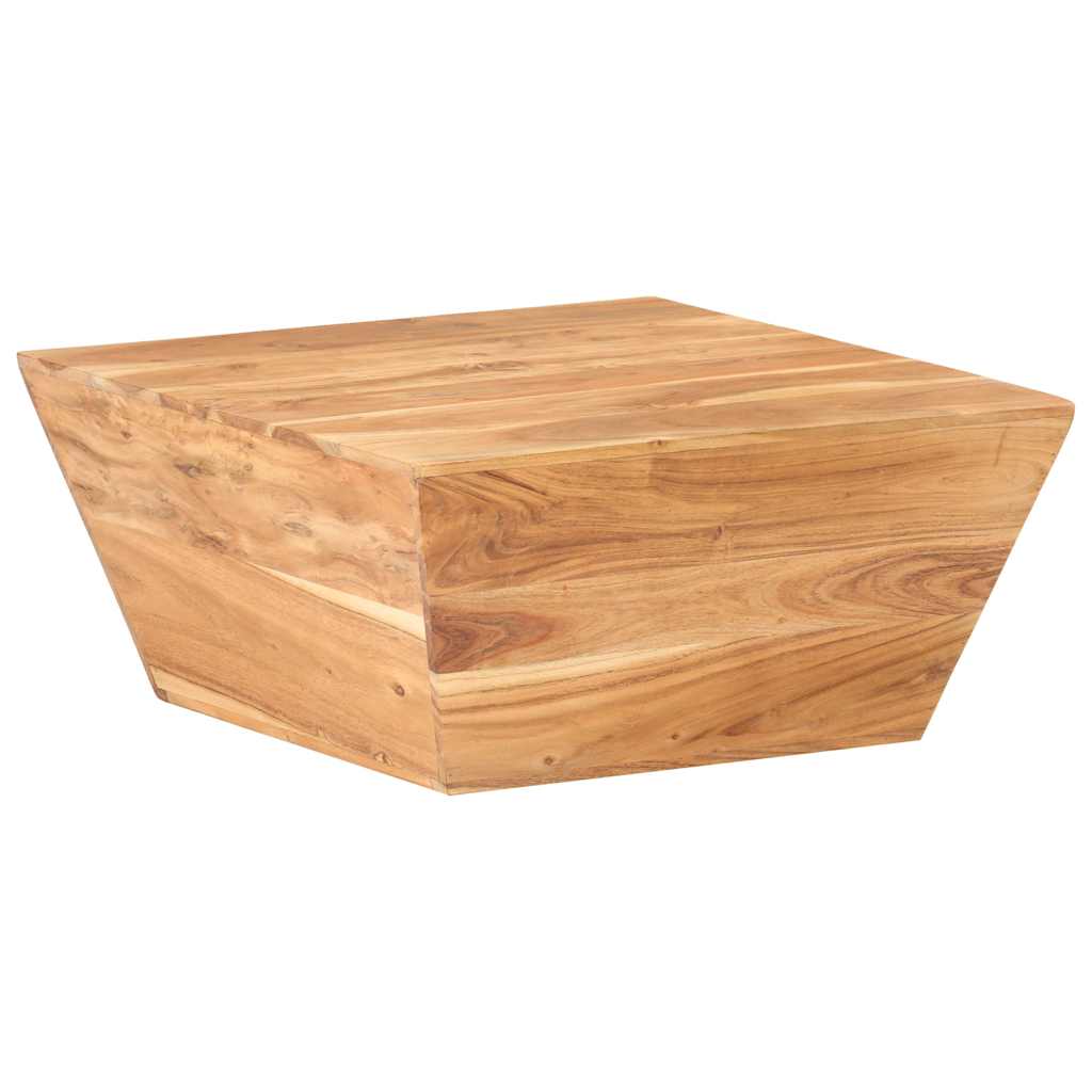 Vidaxl salontafel v-vormig 66x66x30 cm massief acaciahout