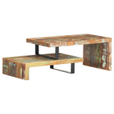 Vidaxl 2-delige salontafelset massief gerecycled hout
