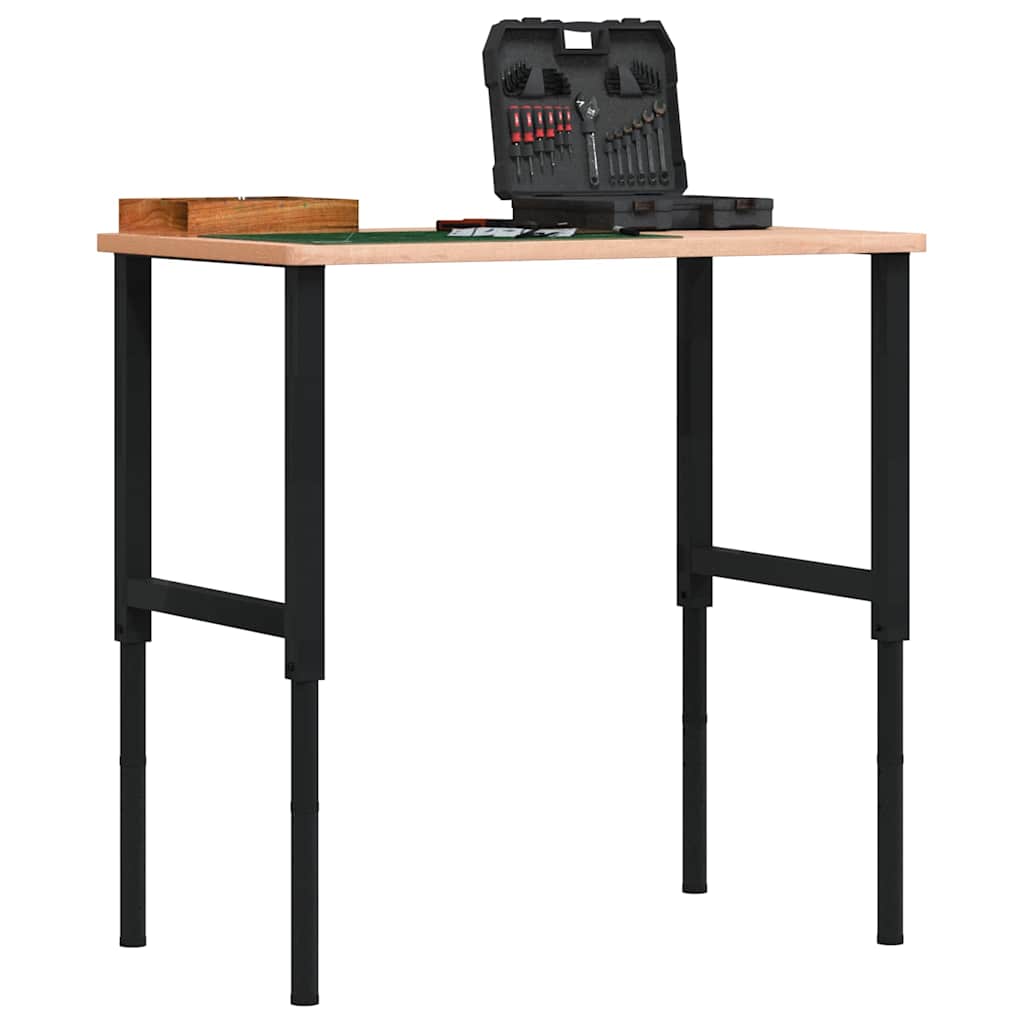 Vidaxl werkbankframes verstelbaar 2 st 55x(69-95,5) cm metaal zwart