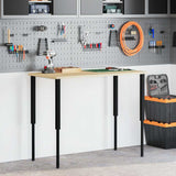 Vidaxl werkbankframes verstelbaar 2 st 55x(69-95,5) cm metaal zwart