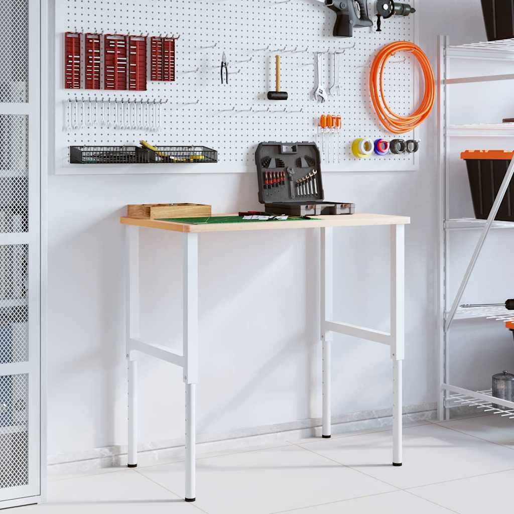 Vidaxl werkbankframes verstelbaar 2 st 55x(69-95,5) cm metaal grijs