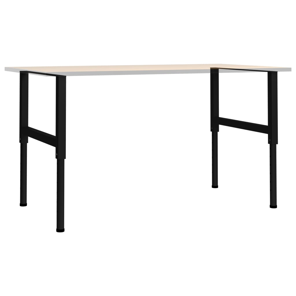 Vidaxl werkbankframes verstelbaar 2 st 85x(69-95,5) cm metaal zwart