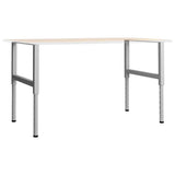 Vidaxl werkbankframes verstelbaar 2 st 85x(69-95,5) cm metaal grijs