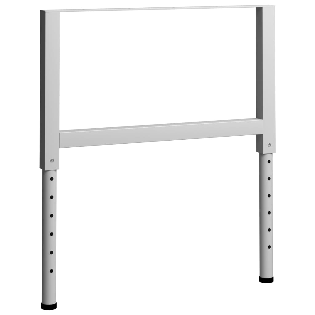 Vidaxl werkbankframes verstelbaar 2 st 85x(69-95,5) cm metaal grijs