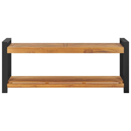 Vidaxl bankje 120 cm massief teakhout