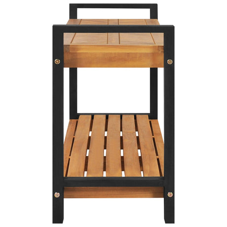 Vidaxl bankje 120 cm massief teakhout