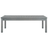 Vidaxl salontafel 100x50x33 cm massief acaciahout grijs