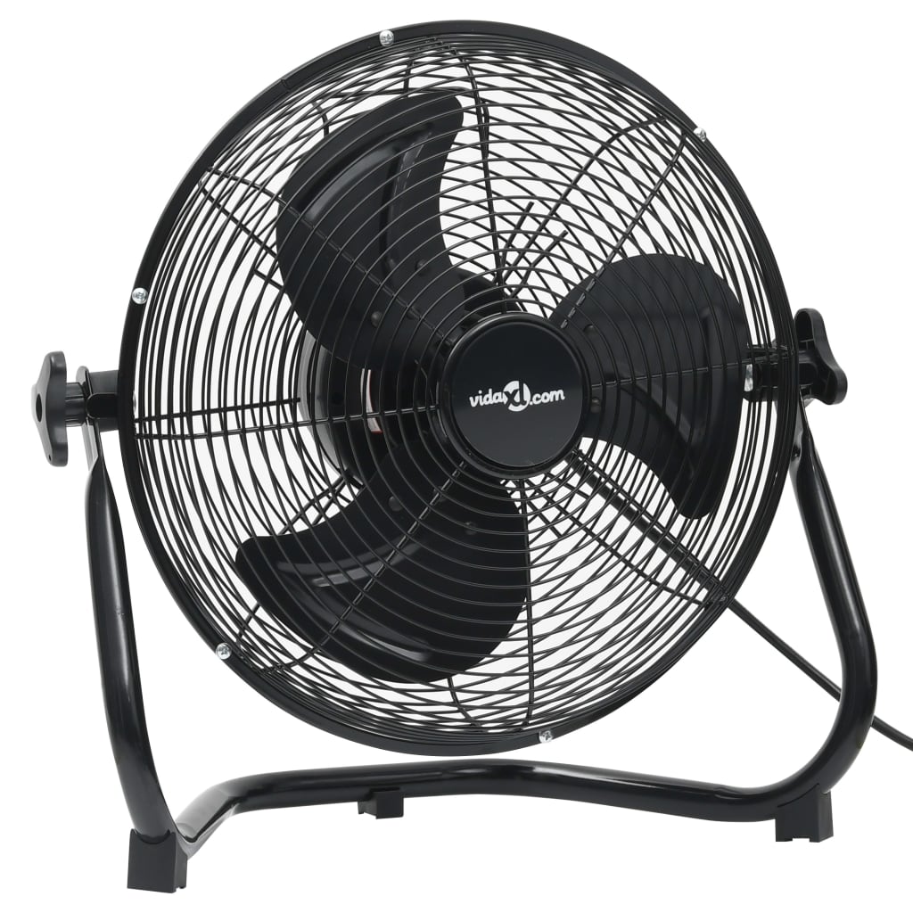 Vidaxl podlahový ventilátor 3 rychlosti 91,5 W 55 cm černé