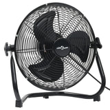 Vidaxl Floor Fan 3 velocità 91,5 W 55 cm Nero