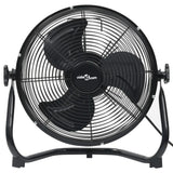 Vidaxl Floor Fan 3 hastigheter 91,5 W 55 cm svart