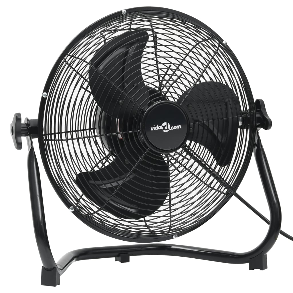 Vidaxl Flood Fan 3 velocità 115,2 W 60 cm nero