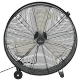 VidaXL Trommelventilator industrieel 240 W 77 cm zwart