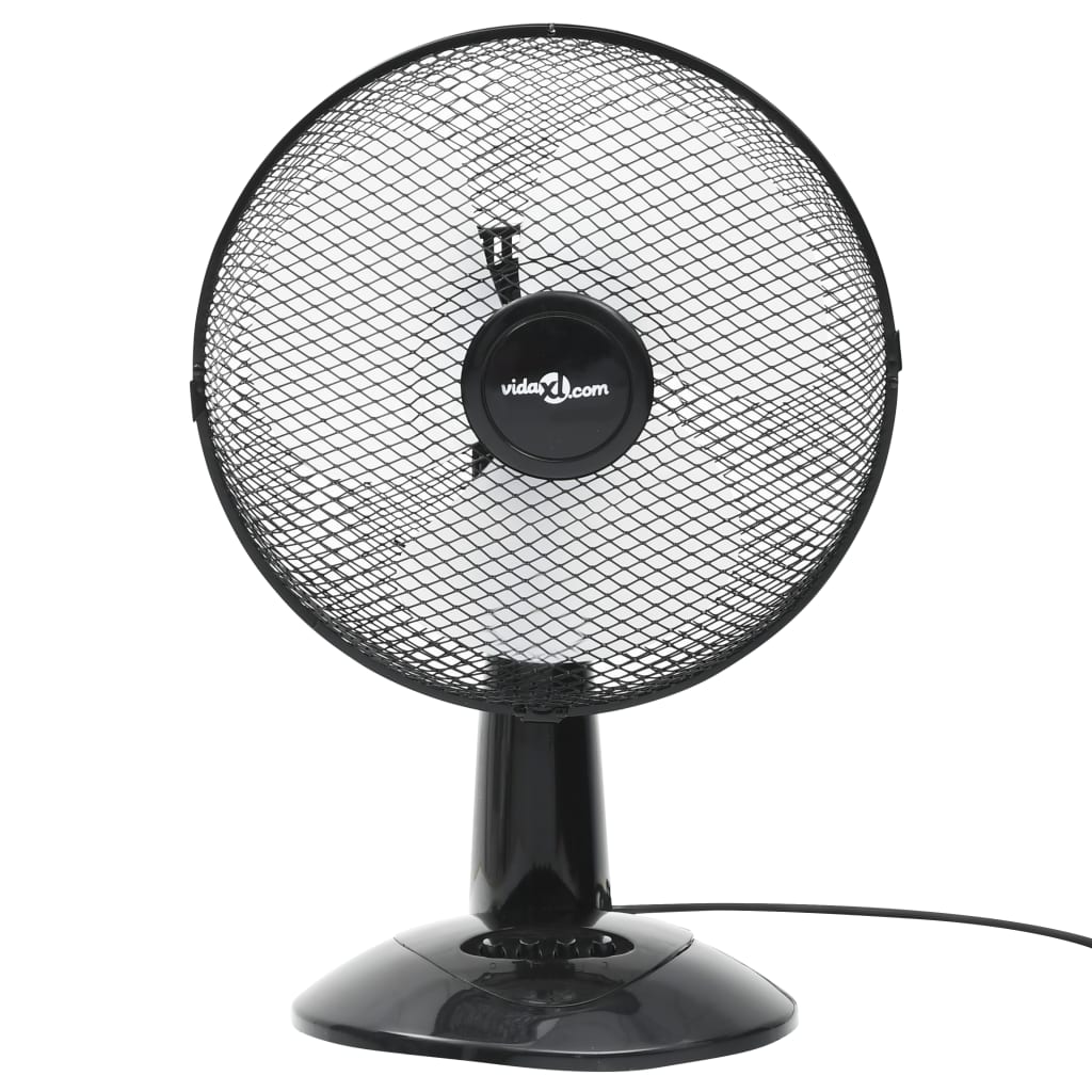 Vidaxl tafelventilator 3 snelheden 40 w 30 cm zwart