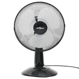 Vidaxl Table Fan 3 velocità 40 W 30 cm nero