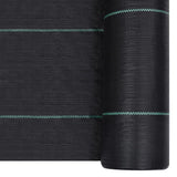 Vidaxl Carrot cloth 2x5 m pp black