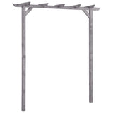 Vidaxl Pergola 200x40x205 cm impregnert furu tre grå