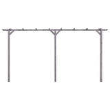 VidaXL Pergola 400x40x205 cm geïmpregneerd grenenhout grijs