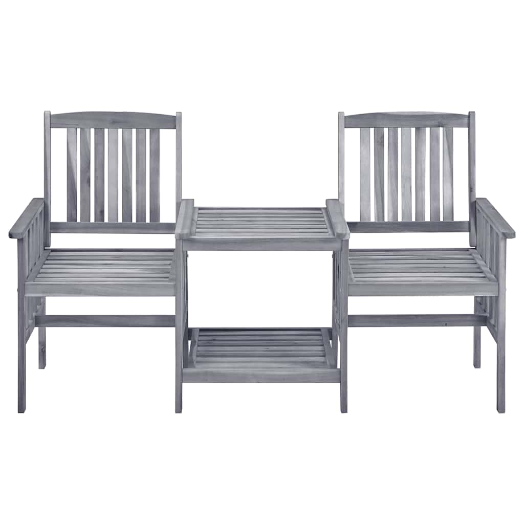 Vidaxl tuinstoelen met theetafel 159x61x92 cm massief acaciahout