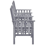 Vidaxl tuinstoelen met theetafel 159x61x92 cm massief acaciahout