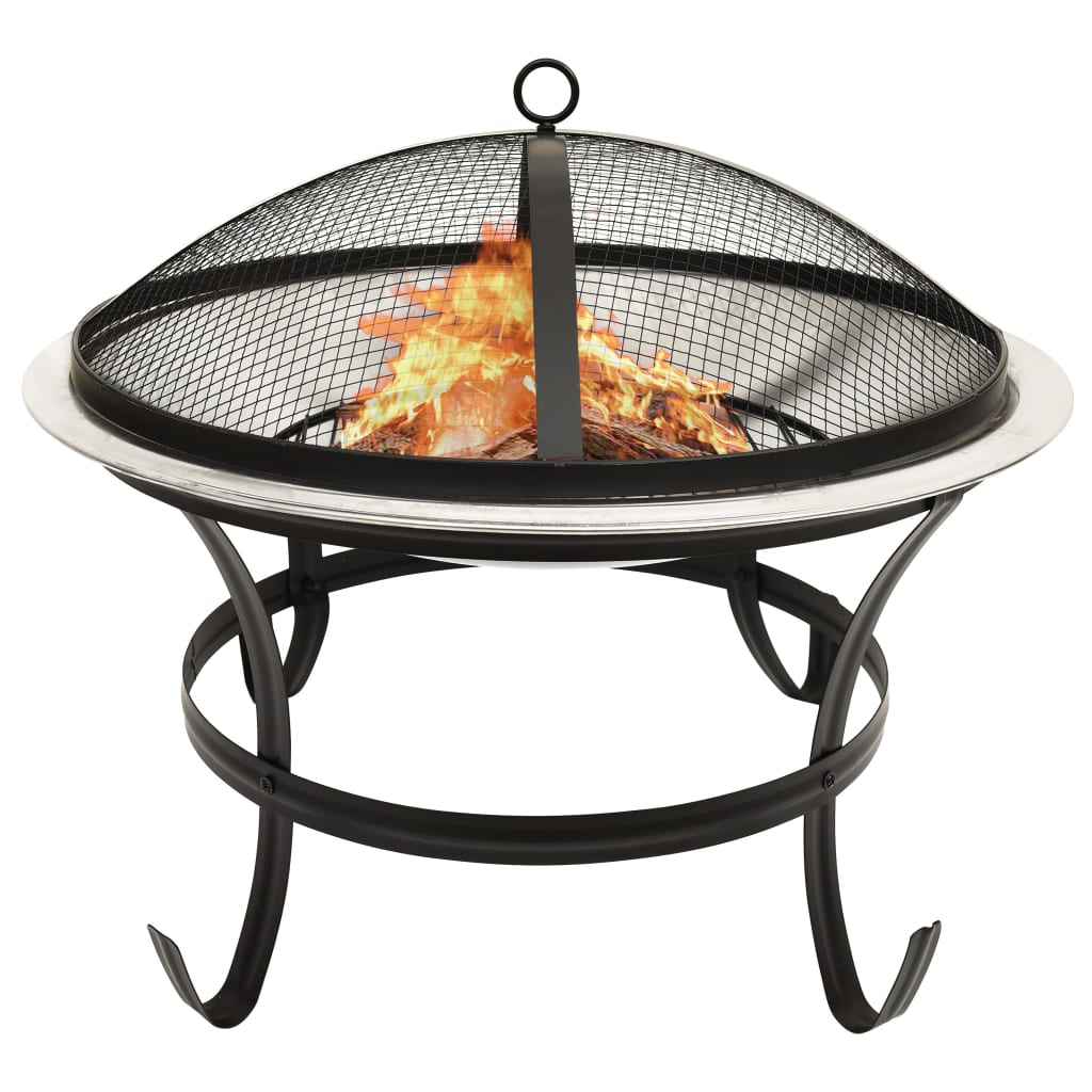 Vidaxl Kamäin a Barbecue 2-in-1 mat Poker 56x56x49 cm Edelstol