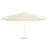 VIDAXL -Ersatztuch für Parasol 500 cm sandgeläutet