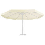 Vidaxl vervangingsdoek voor parasol 515 cm zandkleurig