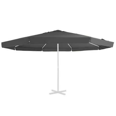 Vidaxl vervangingsdoek voor parasol 515 cm antracietkleurig