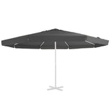 Vidaxl vervangingsdoek voor parasol 500 cm antracietkleurig