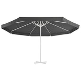 Náhradní hadřík Vidaxl pro parasol 500 cm antracitu -