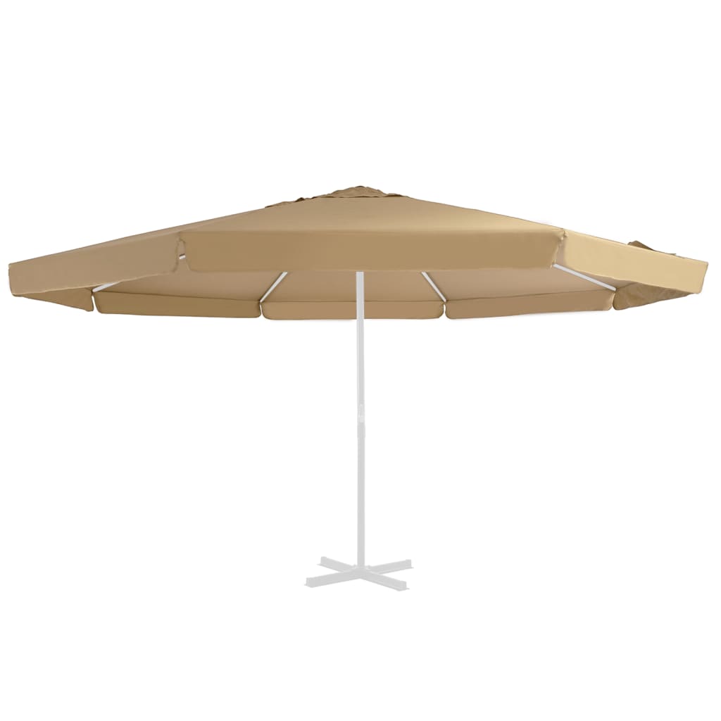 Vidaxl Ersatztuch für Parasol 500 cm Taupe