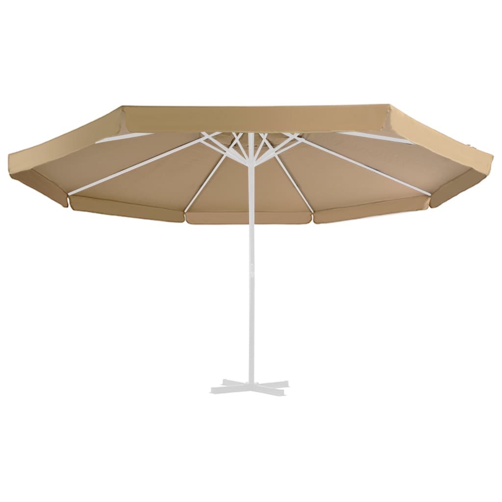 Vidaxl Ersatztuch für Parasol 500 cm Taupe