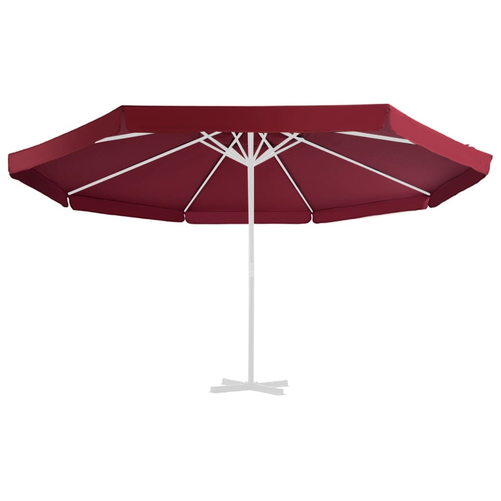 Vidaxl ersättare för parasol 500 cm Bordeaux röd